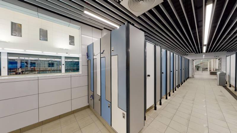 Riverside Ice and Leisure - bespoke Locker & Cubicle Solutions