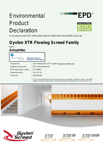 Gyvlon XTR Screed Family EPD