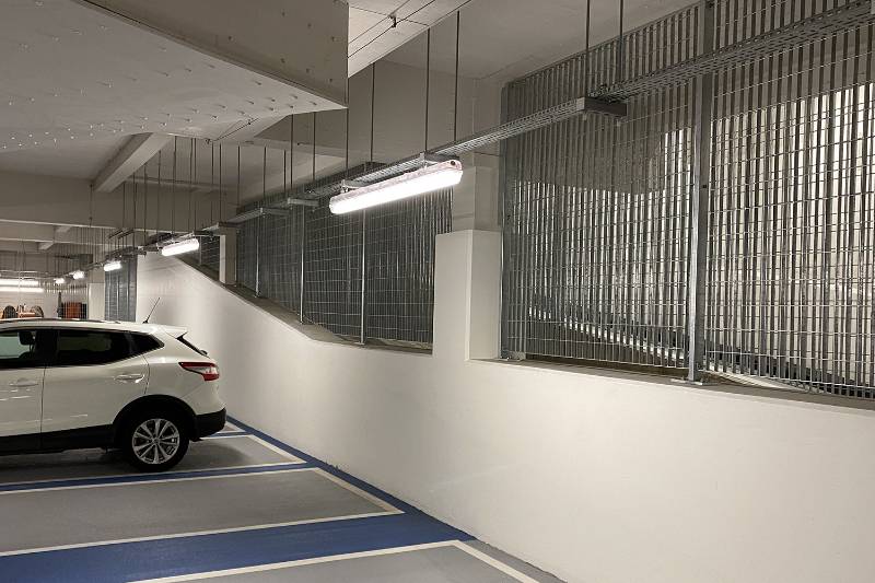 St James Quarter car park – Stereo Grating Security Screens