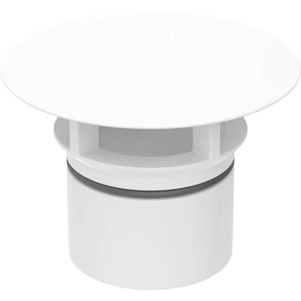 Geberit valve cover for waste outlet with free outlet