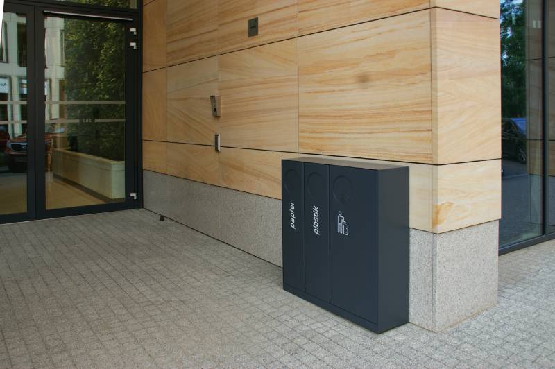 Crystal Litter Bin - Litter Bins