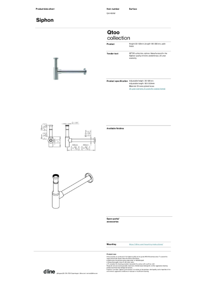 Siphon (data sheet)