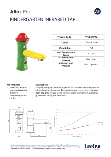 Kindergarten Infrared tap