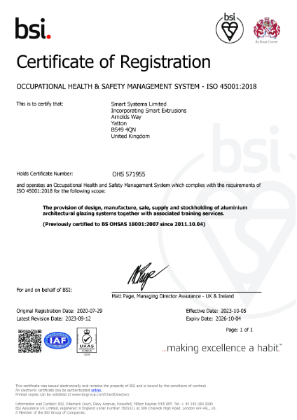 ISO - 45001 - Occupational Health & Safety Management 