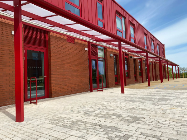 Case Study -Mynydd Isa School Canopy Installation, Mold