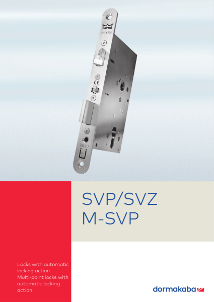 SVP Lock with automatic locking action