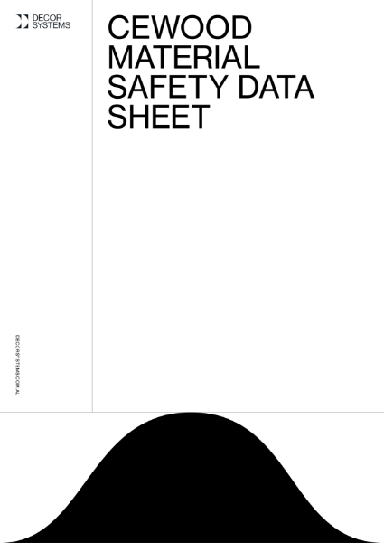 Cewood Safety Data Sheet