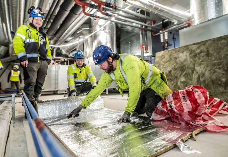 PAROC stonewool Pipe Sections and Lamella Mats are integral to a safe learning environment