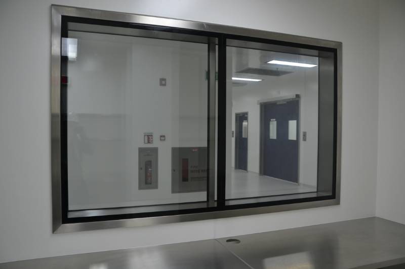 Dortek Hygienic Fire Rated Windows - Stainless Steel - Fire rated hygienic internal window