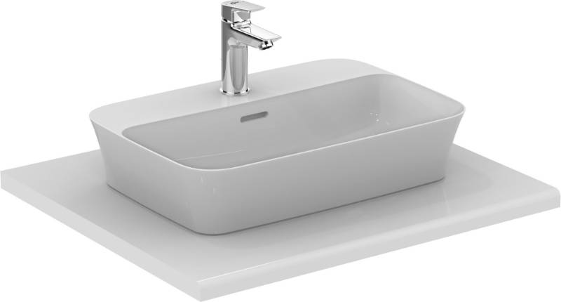 Ipalyss Vessel Rectangular 55X38 Cm With Tapdeck And Slotted Overflow