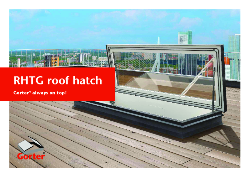Gorter - Glazed roof hatch RHTG Brochure