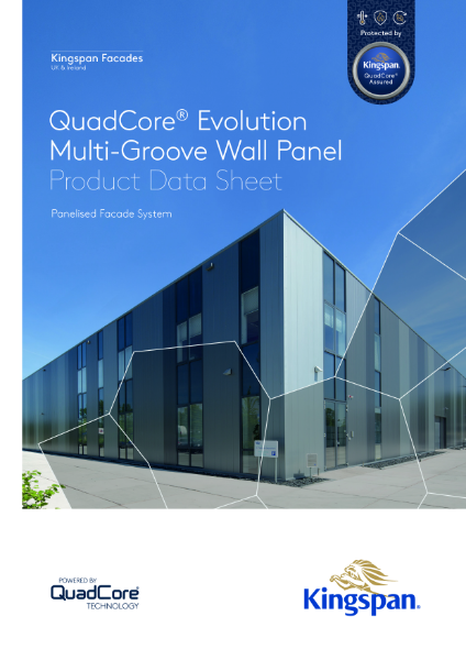 QuadCore® Evolution Multi-Groove Wall Panel Datasheet