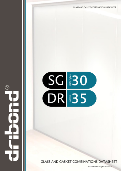 Dribond SG30 & DR35 Gasket and Glass Combination Datasheet