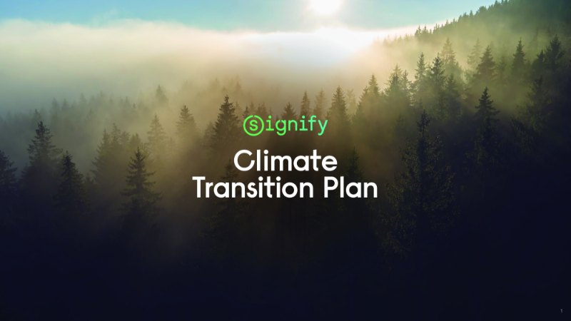 Signify Climate Transition Plan 2024