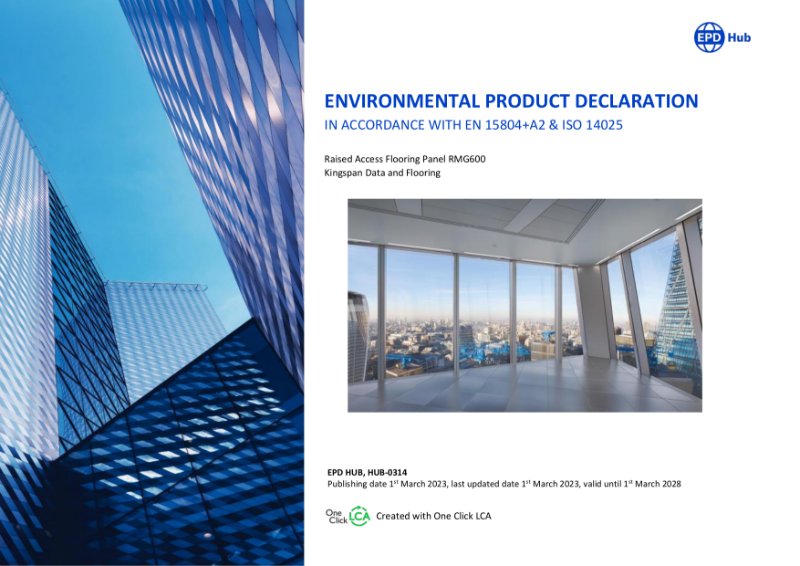 ENVIRONMENTAL PRODUCT DECLARATION
IN ACCORDANCE WITH EN 15804+A2 & ISO 14025