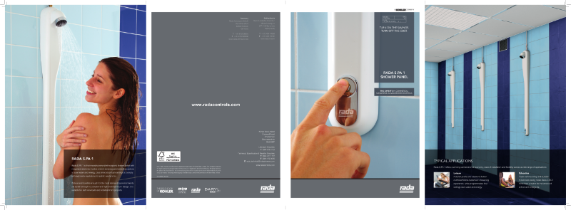 Rada S.PA 1 Shower Panel