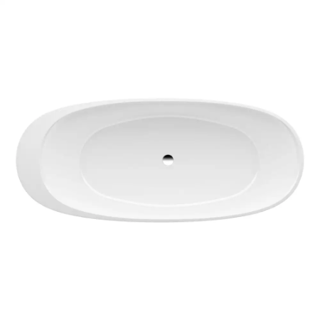 ILBAGNOALESSI - Frittstående badekar, laget av solid overflatemateriale Sentec 1850mm x 800mm x 590mm