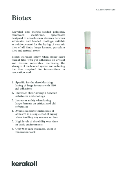 Biotex - TDS