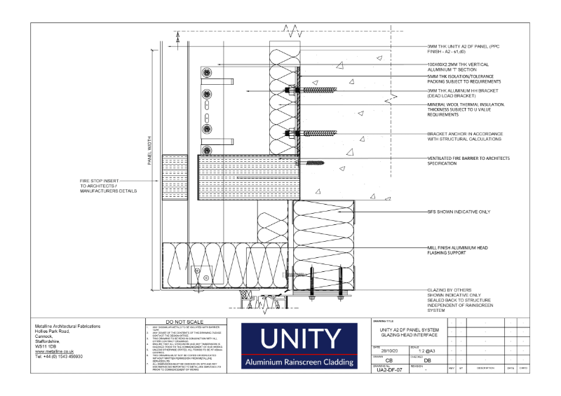 Unity A2 DF-07 Technical Drawing