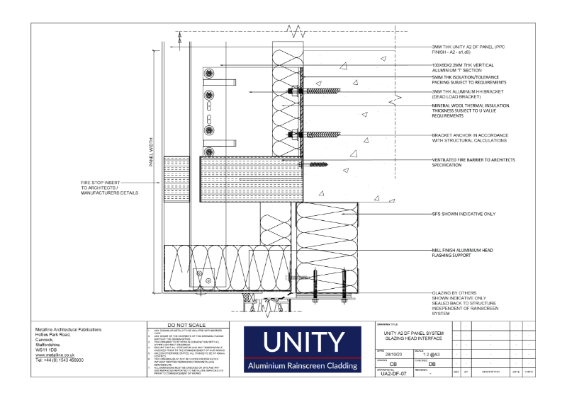 Unity A1 DF-07 Technical Drawing