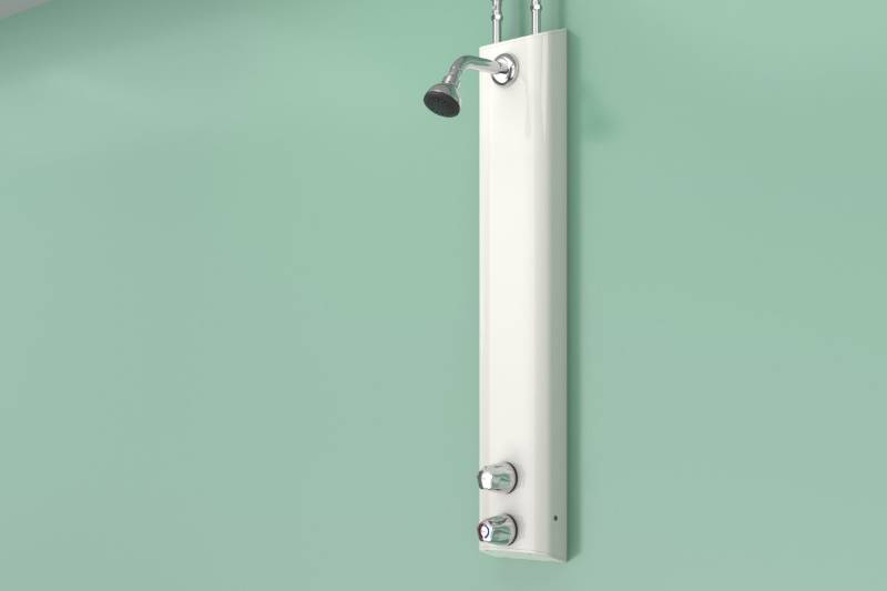 Panel Shower with Dual Controls and Swivel Head (excl. ILTDU)