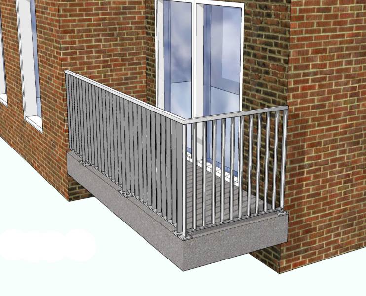 Linear Bar Railing Balustrade System - Zeta - Balustrade System