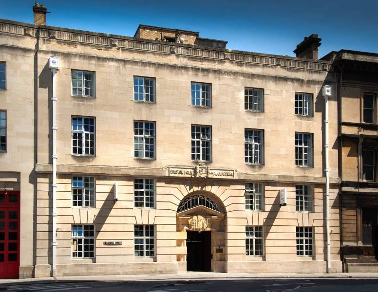 New steel windows for Grade II listed former Police HQ now home to the YMCA