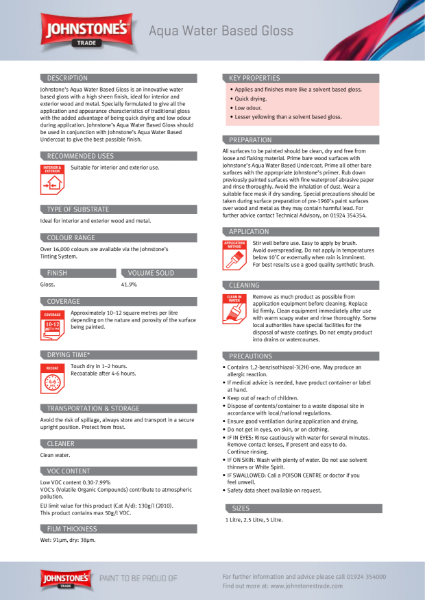 Advanced Technology - Product Datasheets