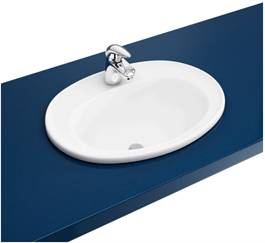 Atlas 53 cm Inset Vanity Washbasin 