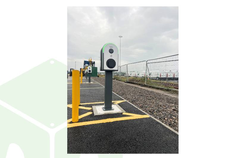 22kW EV Chargers Installed - B600 EV Block