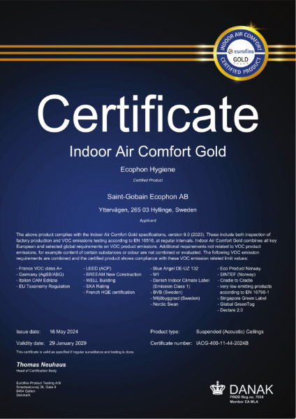 Indoor Air Comfort – Eurofins
