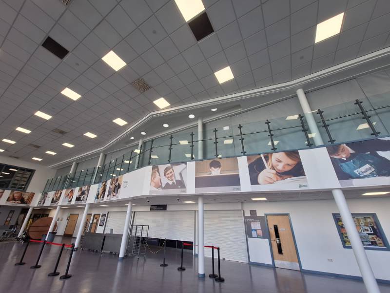 The Rodillian Academy — 33 m Smoke Curtain Installation