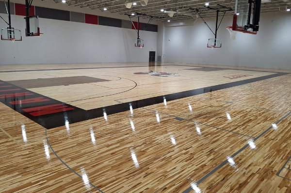 Innovative Sports Flooring for Manitowoc High School Installed in Donated Gym