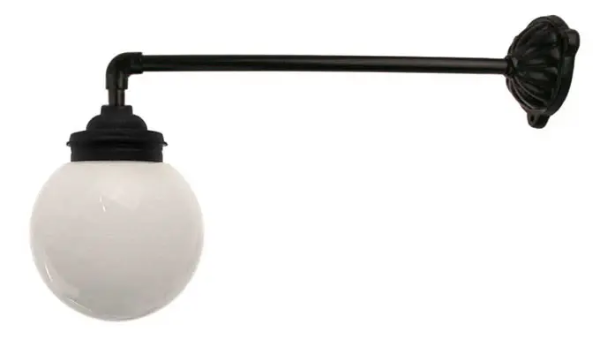 Utebelysning og Utelamper - Gårdslampe 90° Rett Kobling