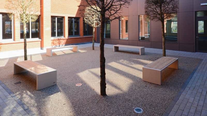 The Smart Paving Choice for Business Park Courtyard