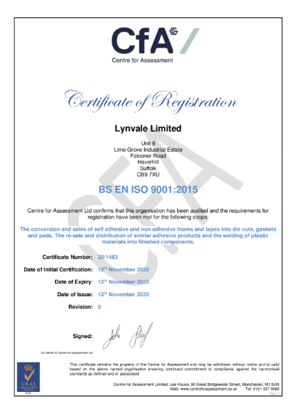 ISO 9001 : 2015 Quality Assurance