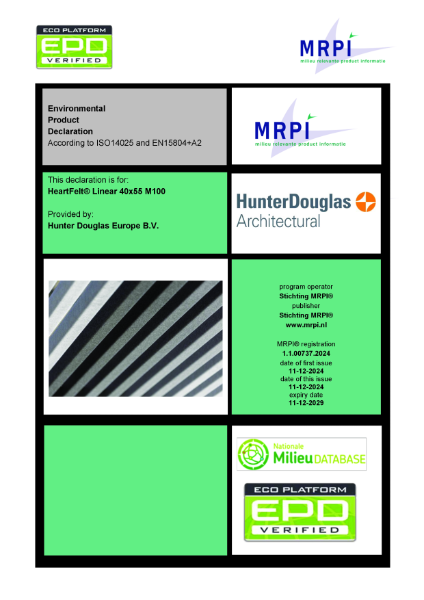 EPD - HeartFelt® Linear 40x55 M100