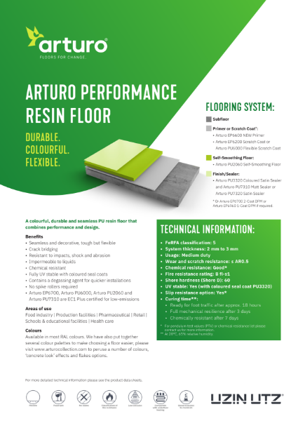 Arturo Performance Resin Floor