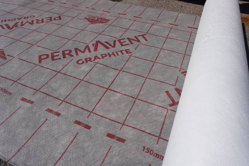 Permavent GRAPHITE: Vapour-Permeable Roofing Underlay - Vapour Open ...