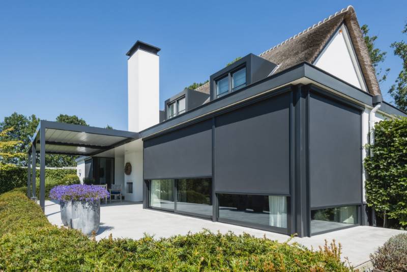 Solar Shading External Roller Blind Fixscreen® - Screen Roller Blind