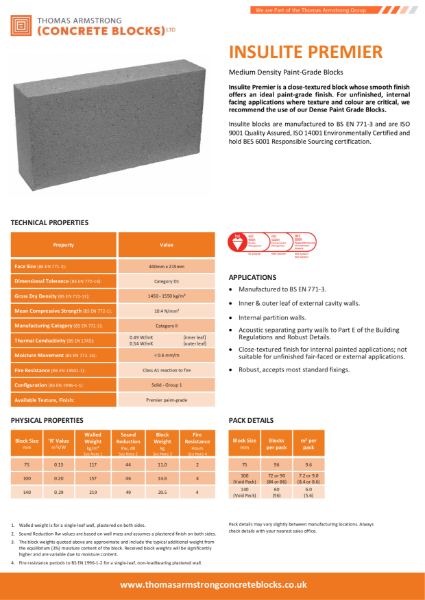 Insulite Premier Block