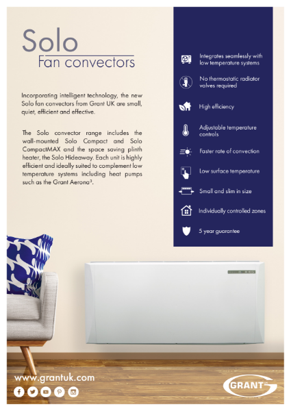 Grant Solo Fan Convector Range