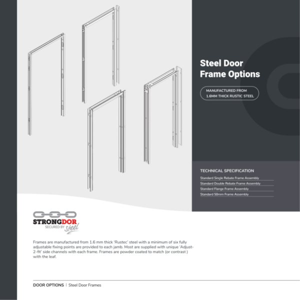 Strongdor: Steel Door Frame Options