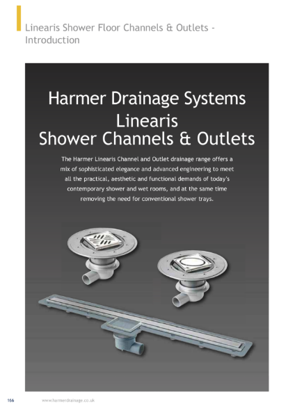 Harmer Linearis Shower Drains