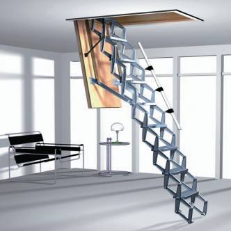 BL-ZBOX Retractable Ladder with Trap Door