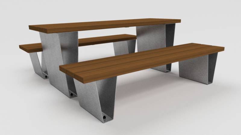 Sheldon Timber Slatted Picnic Table