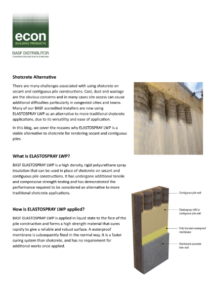 Shotcrete Alternative