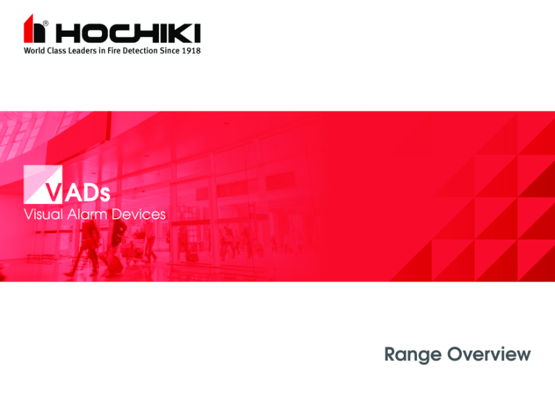 Hochiki - VADs - Visual Alarm Devices - Range Overview