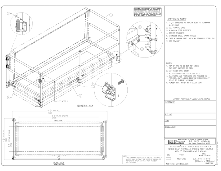 SUBMITTAL DRAWINGS FOR RL2-LBTC