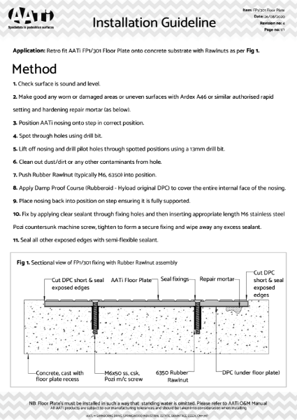 installation_guideline_fp1_301_concrete_rawlnut_m6machine Rev.4